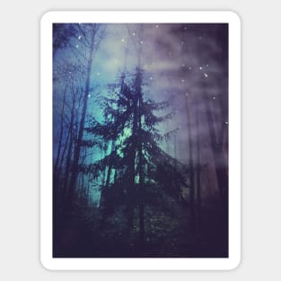 Luminous Forest Sticker